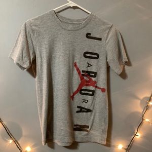 Grey Youth Large Air Jordan Tee